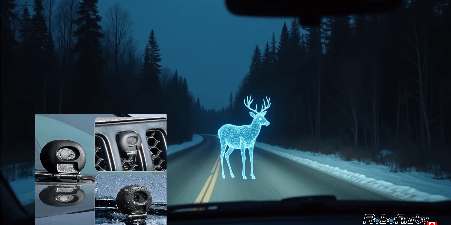 Robofinity Canada - Deer on the Road