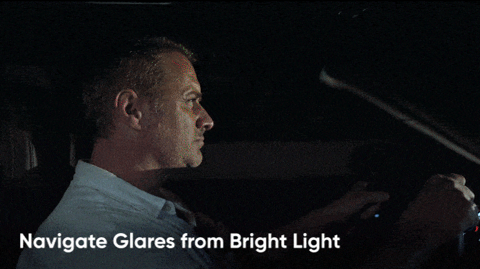 Robofinity InsigtDrive Vision in headlights glare