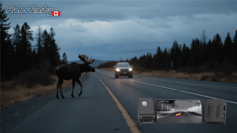Robofinity Canada - Moose on the Highway